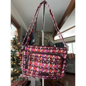 Vera Bradley slim‎ Crossbody little hipster houndstooth tweed preppy  modern